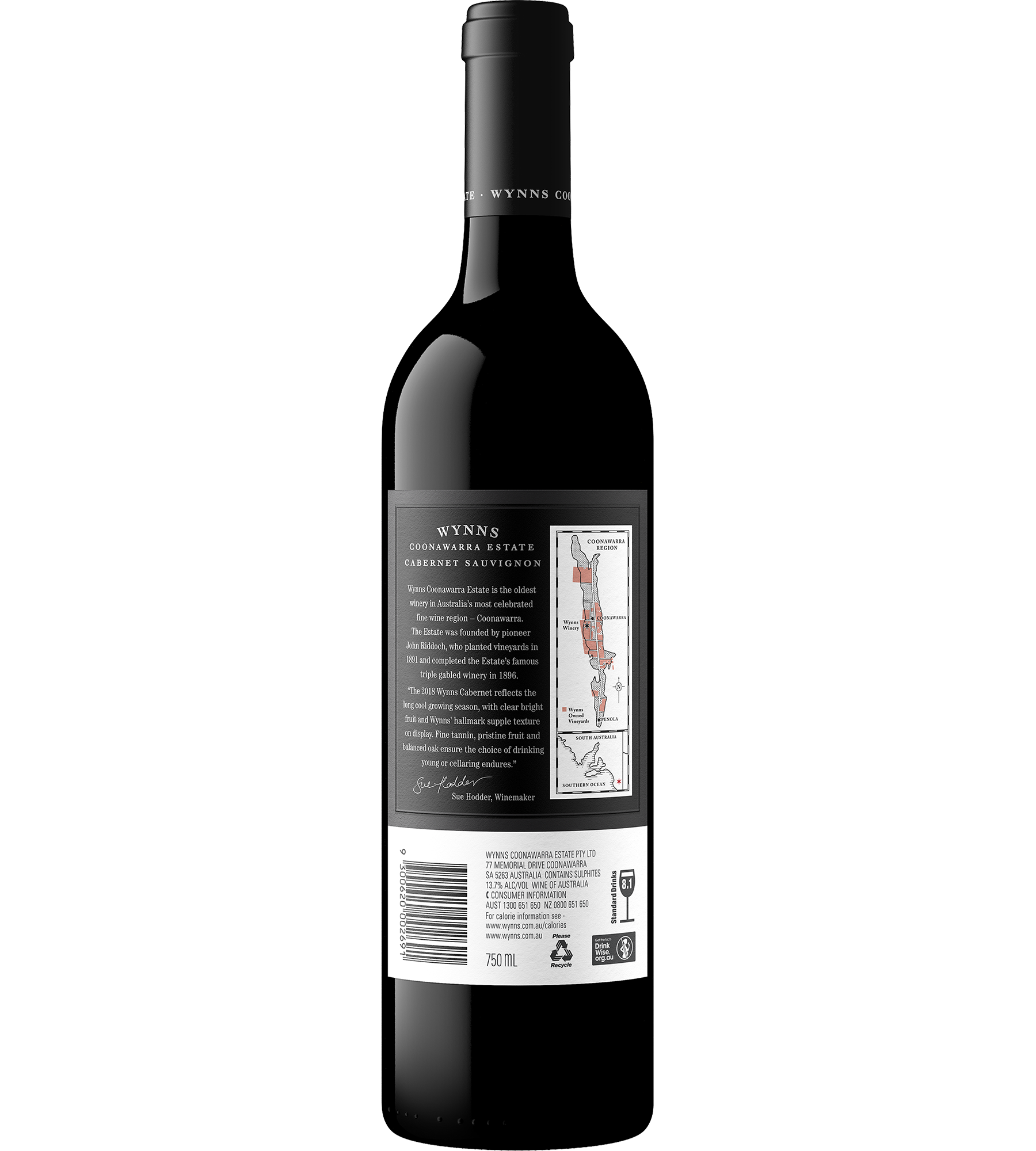 Black Label Cabernet Sauvignon 2022 (Cork) | Black Label | Wynns